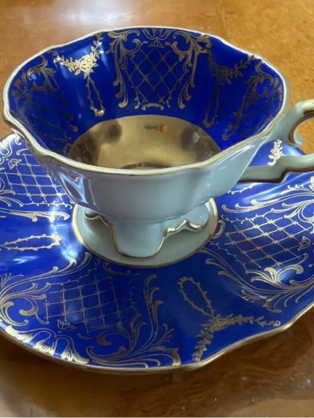 Vintage Alka Kunst Bavaria Espresso Cup with Saucer